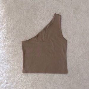 Express Body Contour High Compression One Shoulder Tank
